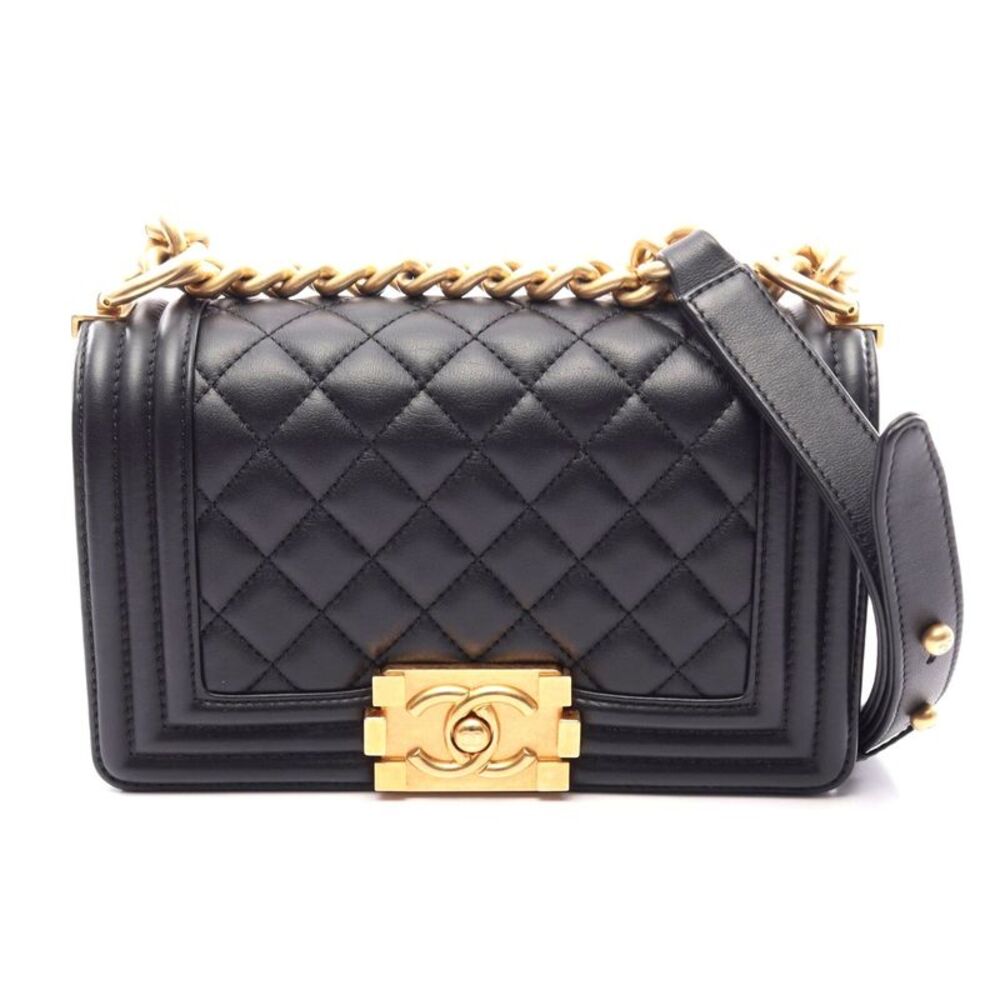Chanel Boy Small Lambskin Shoulder Bag